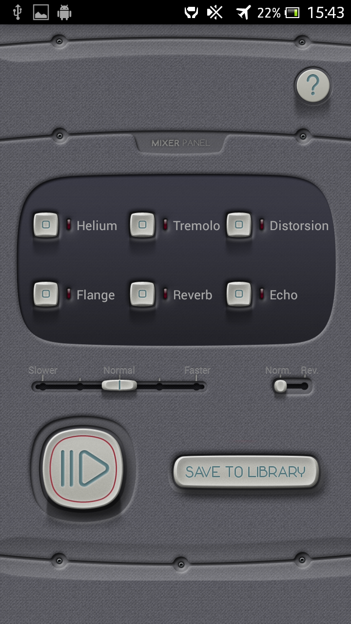My Voice changer deluxe Screen 2