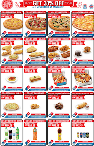 Domino's Pizza 30% Off Promotion - Malaysia Food ...