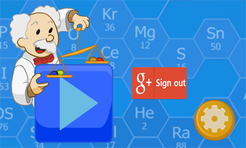 Android application Chem-Balance screenshort