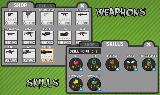 Stickman And Gun (Mod Money/Skills) 