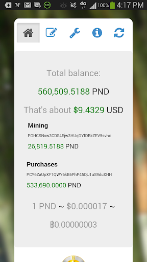 Pandacoin PND Balance
