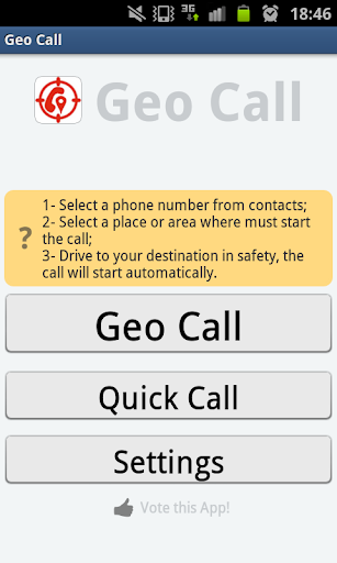 Geo Call Driving Safely