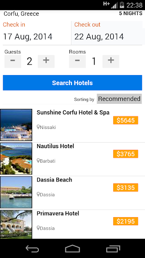 Corfu Hotels