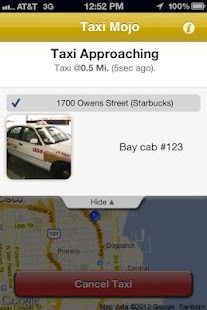 Taxi Mojo - Cab orders with li Screenshots 1