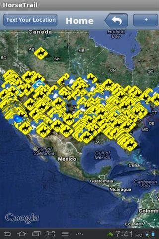 HorseTrail App Screen 2