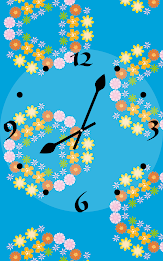 KaleidoscopeClock Flower Free poster 14