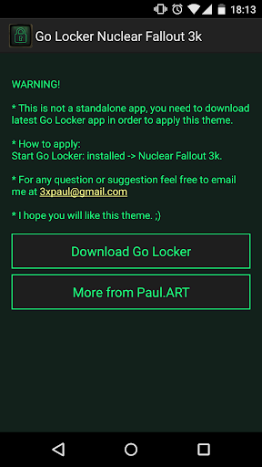 Go Locker Nuclear Fallout 3k