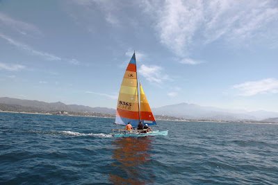 Sailing off Guayabitos on the west coast of Mexico.