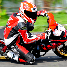 Zamed Pranata in action at Sircuit IMI Pancing Medan  by Devid Panjaitan - Sports & Fitness Motorsports