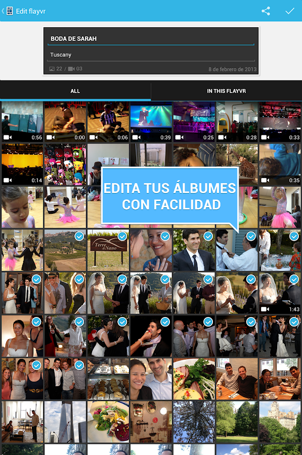 flayvr - galería fotográfica - screenshot