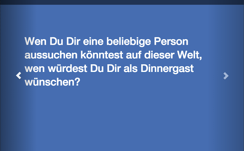 Kennenlern-App Screen 3