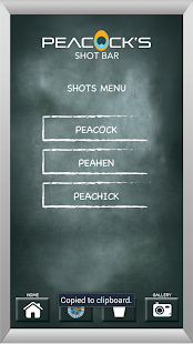 Lastest Peacock's Shot Bar APK for PC