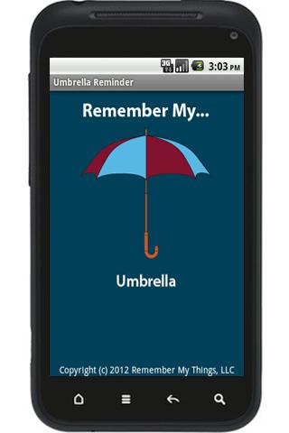 The Umbrella Alert