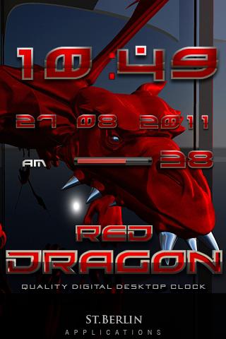 【免費生活App】Red Dragon digital Clock-APP點子