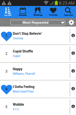 Android application Fun Wedding screenshort