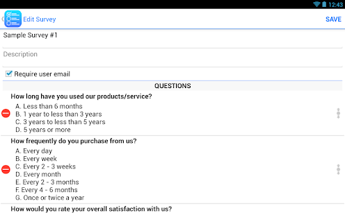  Survey App Lite (ekrano kopijos miniatiūra)  