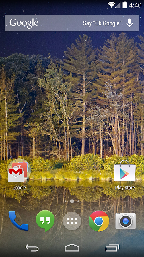   Google Now Launcher- tangkapan layar 