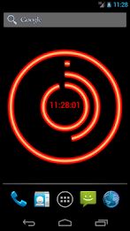 Neon Clock Live Pro Wallpaper poster 11