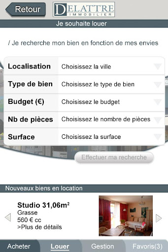 【免費生活App】Delattre Immobilier-APP點子