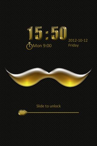 Go Locker Gold Mustache