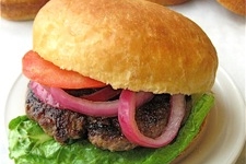 No-Knead Cheese Burger Buns