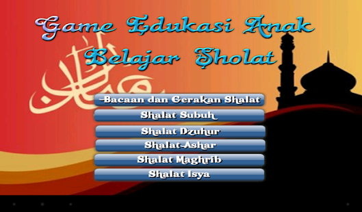 Belajar Sholat-Edukasi Anak