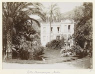 Villa Chauvassaignes en tuin, Menton