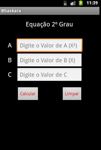 Calculadora de Bhaskara