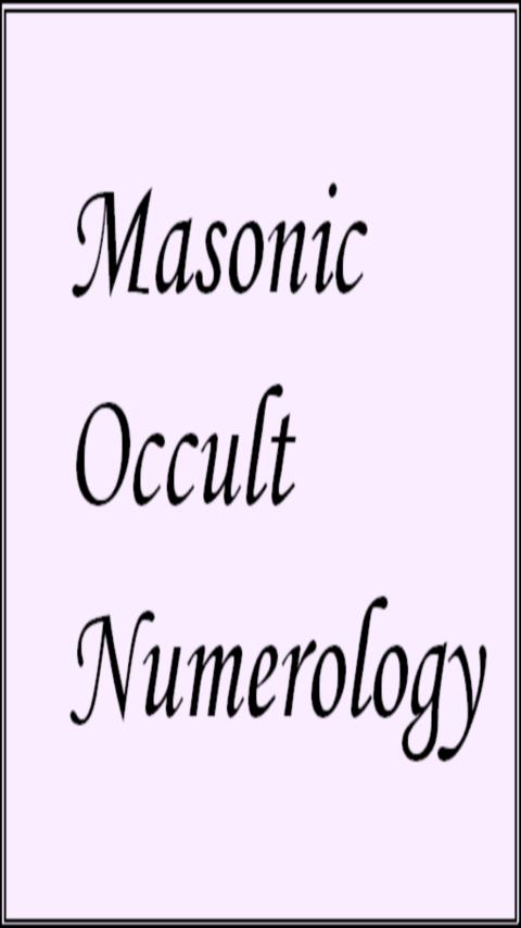 Masonic Occult Numerology Screen 2