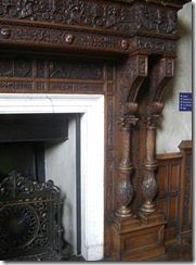 newbattle abbeyfront hall fireplace detail
