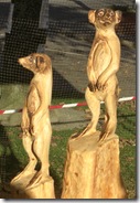 woodfest chain saw meercats