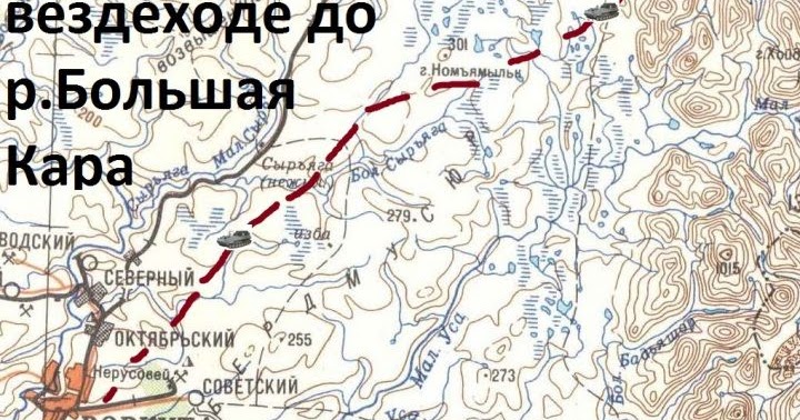 Воркутинское кольцо карта