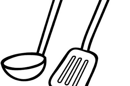 Imagenes De Utensilios De Cocina Para Niños Para Colorear