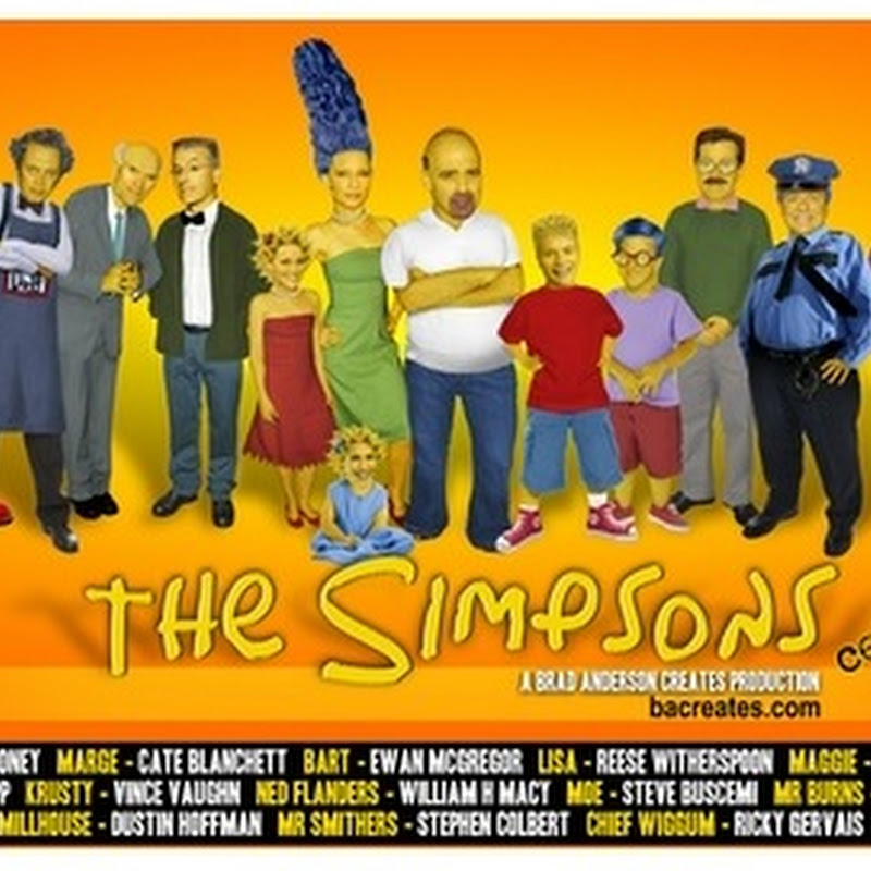 Los Simpsons con caras de famosos