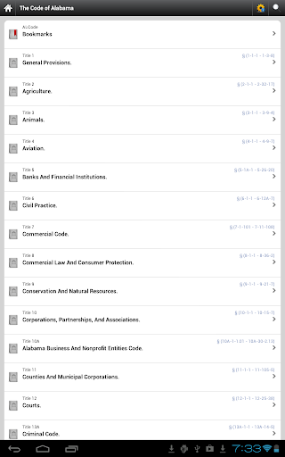 【免費書籍App】Alabama Code (AL State Laws)-APP點子