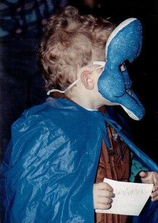 Kale in Crest Toothpaste costume 1989