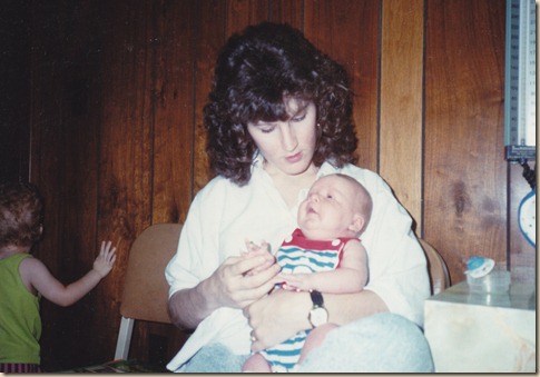Tyler's first checkup 1989