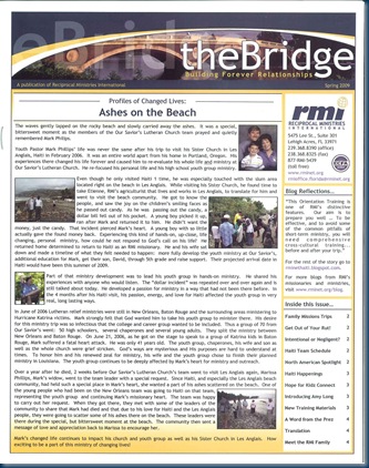 theBridge front page Spring 2009_0001