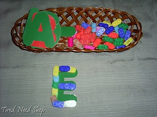 die-cut letters with better blocks