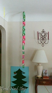 finished paper chain