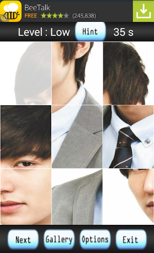 Lee Min Hoo Game Puzzle