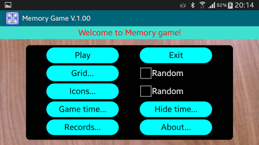 Memory game