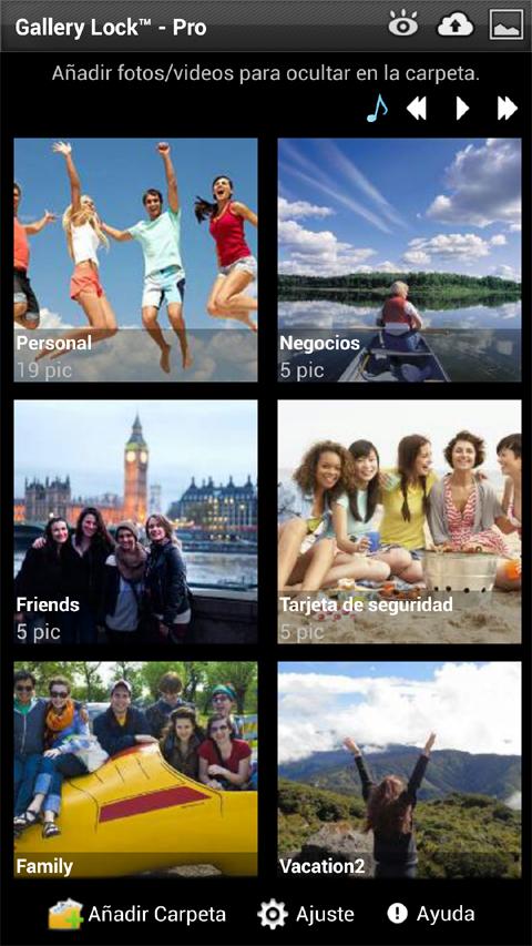 Android application Gallery Lock Pro(Hide picture) screenshort