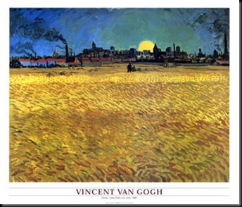vincent van gogh - summer evening