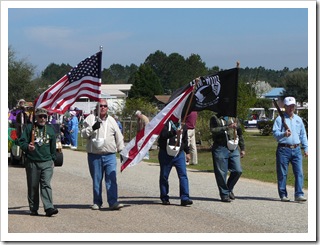 Color Guard steps off