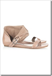 Camilla Skovgaard Cracked-leather and suede sandals