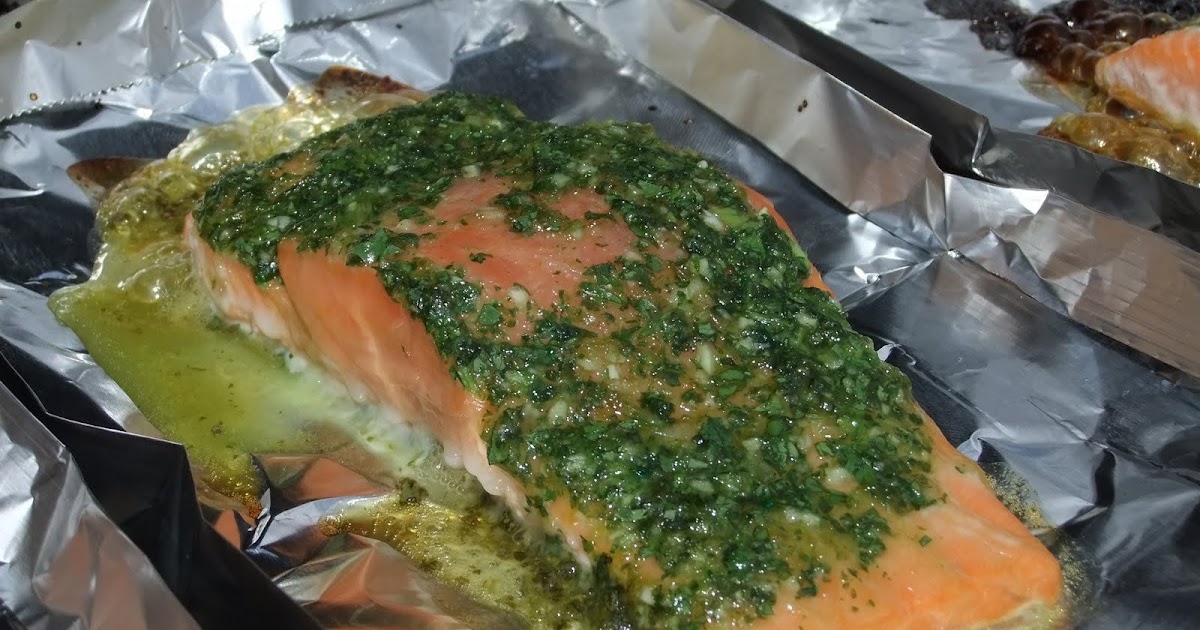 CilantroJalapeño Glazed Grilled Salmon