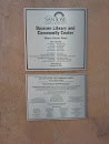 Bascom Community Center and Library Plaque