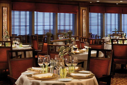La_Terrazza_Silver_Cloud - Embrace the principles of the slow food movement at Silversea's authentic Italian restaurant, La Terrazza. It serves a casual breakfast and lunch but transforms into an elegant a la carte restaurant for dinner.