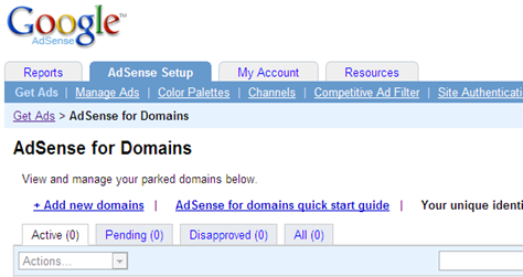 adsense for domains